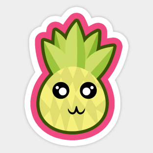 Kawaii Pineapple Sticker